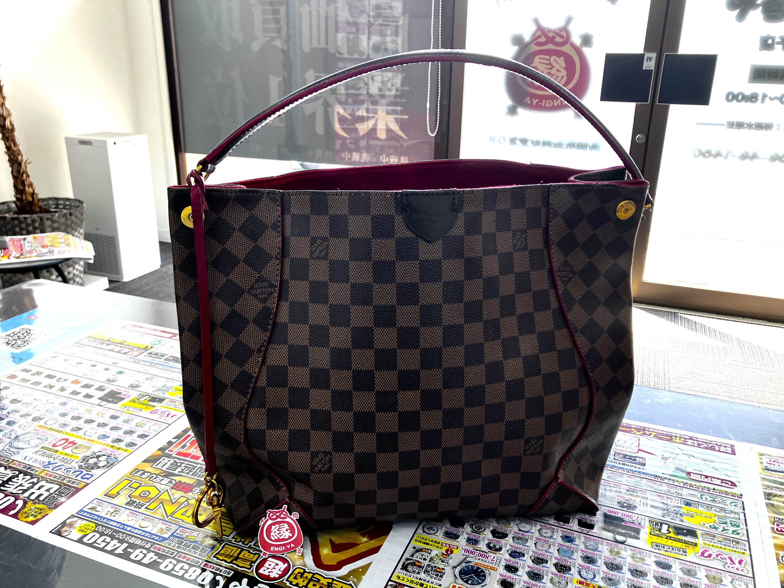 【ルイヴィトン/Louis Vuitton カイサホーボー　ダミエ柄 】買取いたしました！